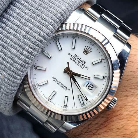 rolex datejust weiße striche hässlich|A Tale Of Two.